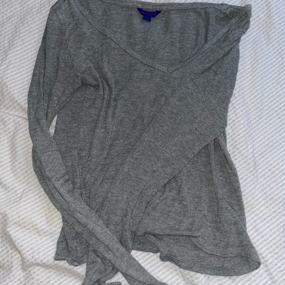 Aeropostale Heather Gray Knit Top